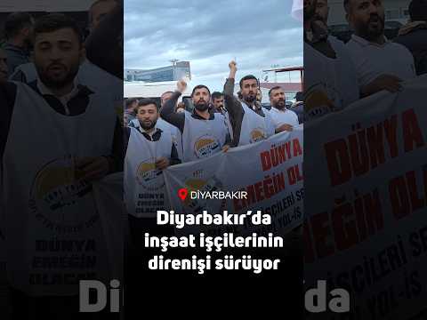 Diyarbakır Şehir Hastanesi şantiyesinde işçilerin direnişi sürüyor: Mesai yalan, sigorta asgari ücretten, servis yok
