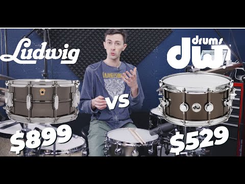 DW Black Nickel over Brass vs Ludwig Black Beauty Review