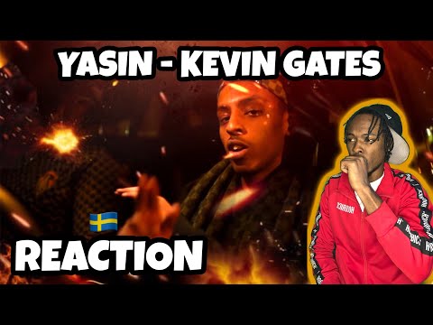 AMERICAN REACTS TO SWEDISH RAP! Yasin The Don - Kevin Gates (officiell lyricvideo)