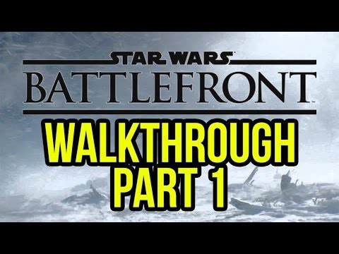 Star Wars: Battlefront - Walkthrough Part 1 - Battle of Grassy Plains