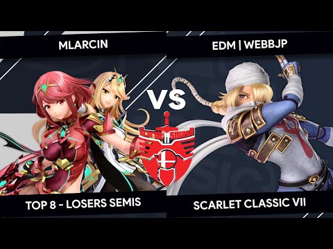 Scarlet Classic VII - Mlarcin (Pyra & Mythra) vs WebbJP (Sheik) - Top 8 - Losers Semis