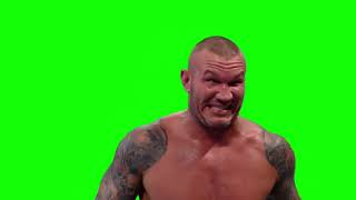 Randy Orton shocked cringe reaction green screen