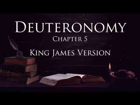 Deuteronomy Chapter 5 – KJV Bible Recitation | Sleep Bible Reading | FaithComethBy