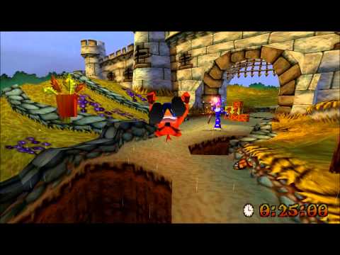 Crash Bandicoot 3: Warped - Level 15: Double Header - Time Trial (Platinum Relic - 00:51:28)