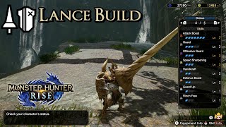 Monster Hunter Rise - Lance Build - Death by 1000 Pokes