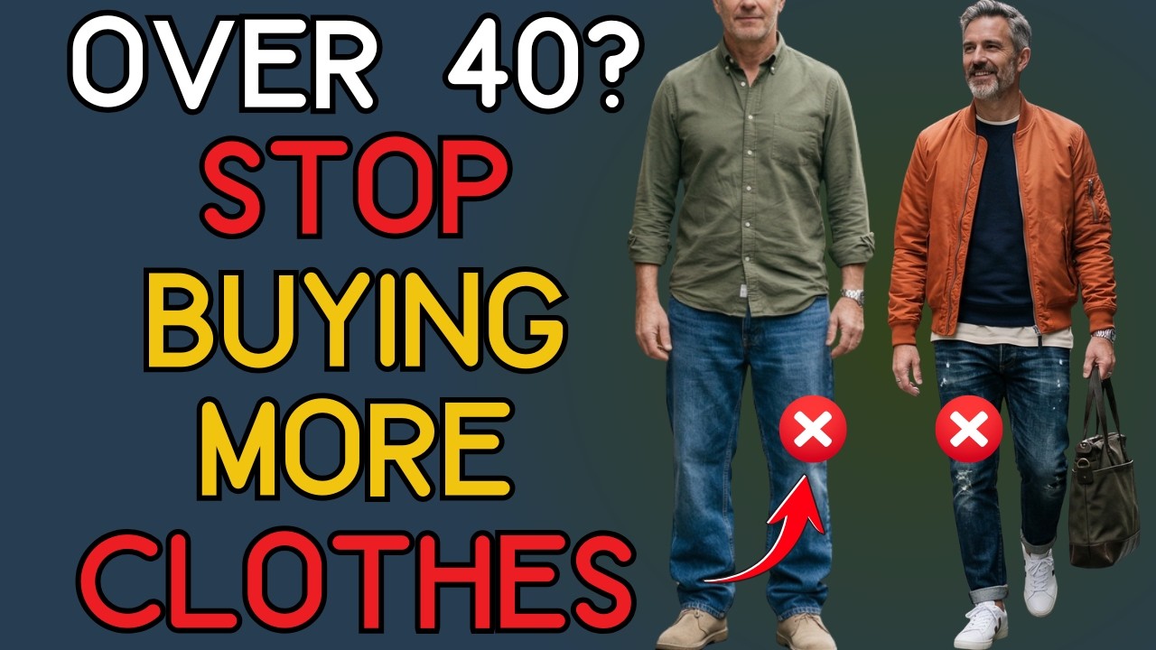 Build a Minimalist Casual Wardrobe After 40 With Just 12 Pieces | 40+ Men's Fashion