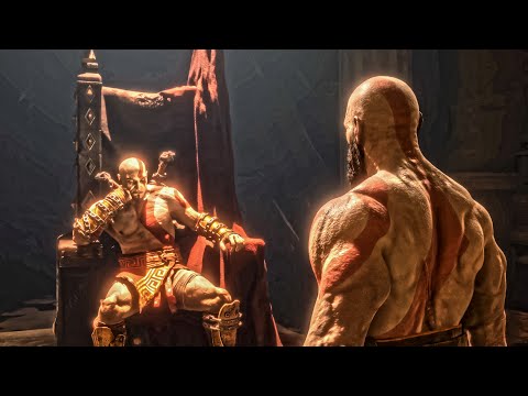 Kratos Meets Young Kratos In Valhalla Scene - God Of War Ragnarok | 4K 60FPS HDR