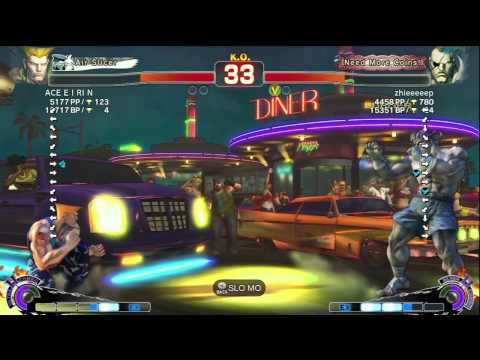 ACE E I RI N (Guile) vs Zhi (Sagat), MrFuji boc (Ryu)  - AE2012 Ranked Matches *720p HD*
