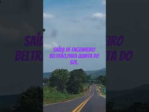 Saída de Engenheiro Beltrão, para Quinta do sol.Segue nosso canal pessoal, curta e compartilhe