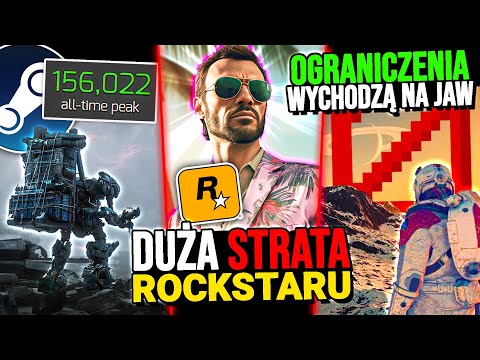 Duża strata ROCKSTAR GAMES — Ograniczenia STARFIELDA wychodzą na jaw — Nowy HIT STEAMA