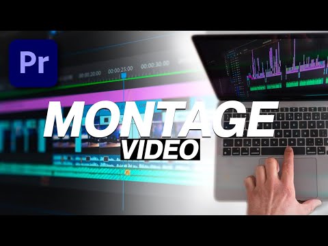 MONTAGE vidéo sur PREMIERE Pro débutants 2023 FORMATION gratuite