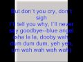 roy orbison blue angel lyrics