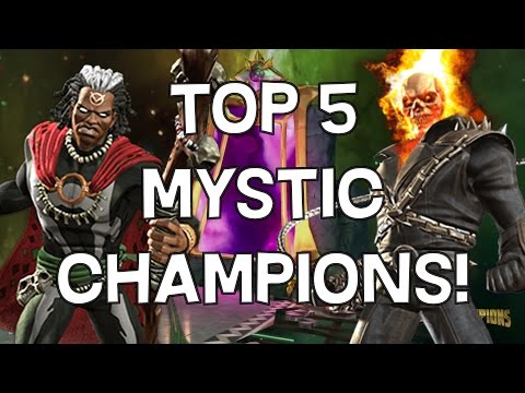 Top 5 Mystic Champions! - Patch 12.0.1 - Marvel Contest Of Champions