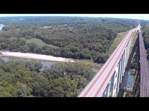 WLtoys V303 Seeker at Kate Shelly High Bridge