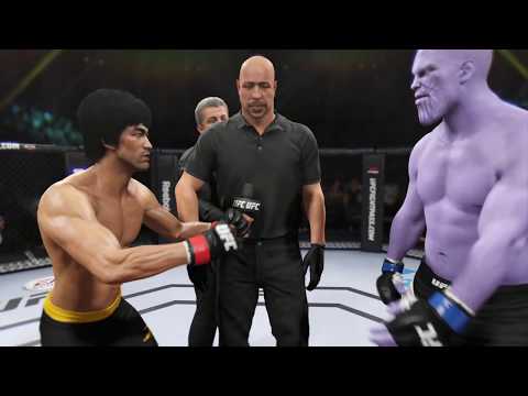 Bruce Lee vs. Thanos (EA Sports UFC 2) - CPU vs. CPU