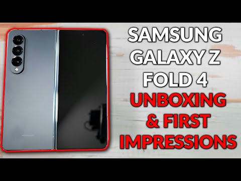 Samsung Galaxy Z Fold 4 - First Impressions & Unboxing