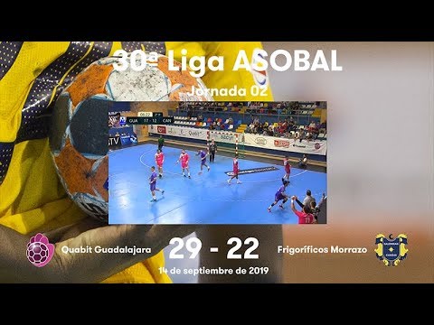 LIGA ASOBAL J02: Quabit Guadalajara - Frigoríficos Morrazo 29-22