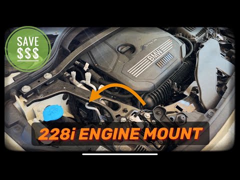 BMW 228i How To Replace Right Engine Mount 2017 - 2021. X1, X2