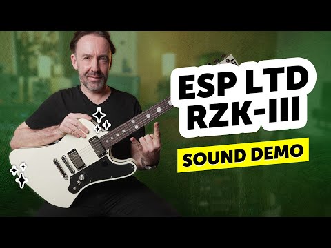 Rammsteins Richard Z. Kruspes new weapon - the ESP LTD RZK-III! | Sound Demo