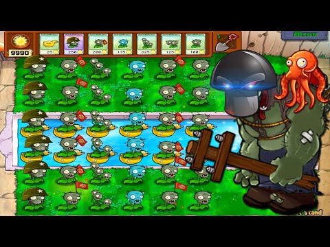 Plants vs Zombies Mod ZomPlants vs Zombotany - All Pea ZomPlants VS Gargantuar ZomBotany 2