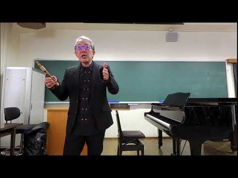 学長主催講演会「音楽が世界の共通語だとは、どういう意味なのか？」
