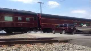 preview picture of video '2012 06 16 Pennsy E8s thru Columbia PA CRHS Excursion'