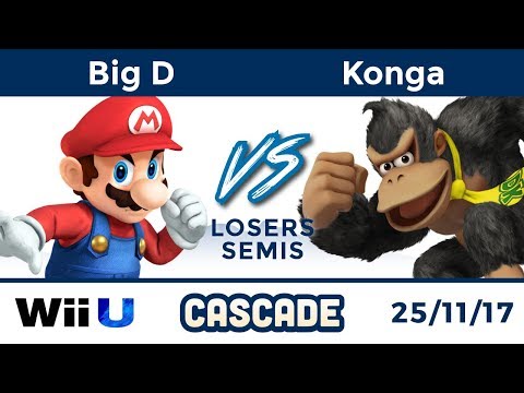 Cascade Singles: Losers Semis - CACAW|Big D (Mario, Falcon, Rosalina) vs KoL|Konga (Donkey Kong)