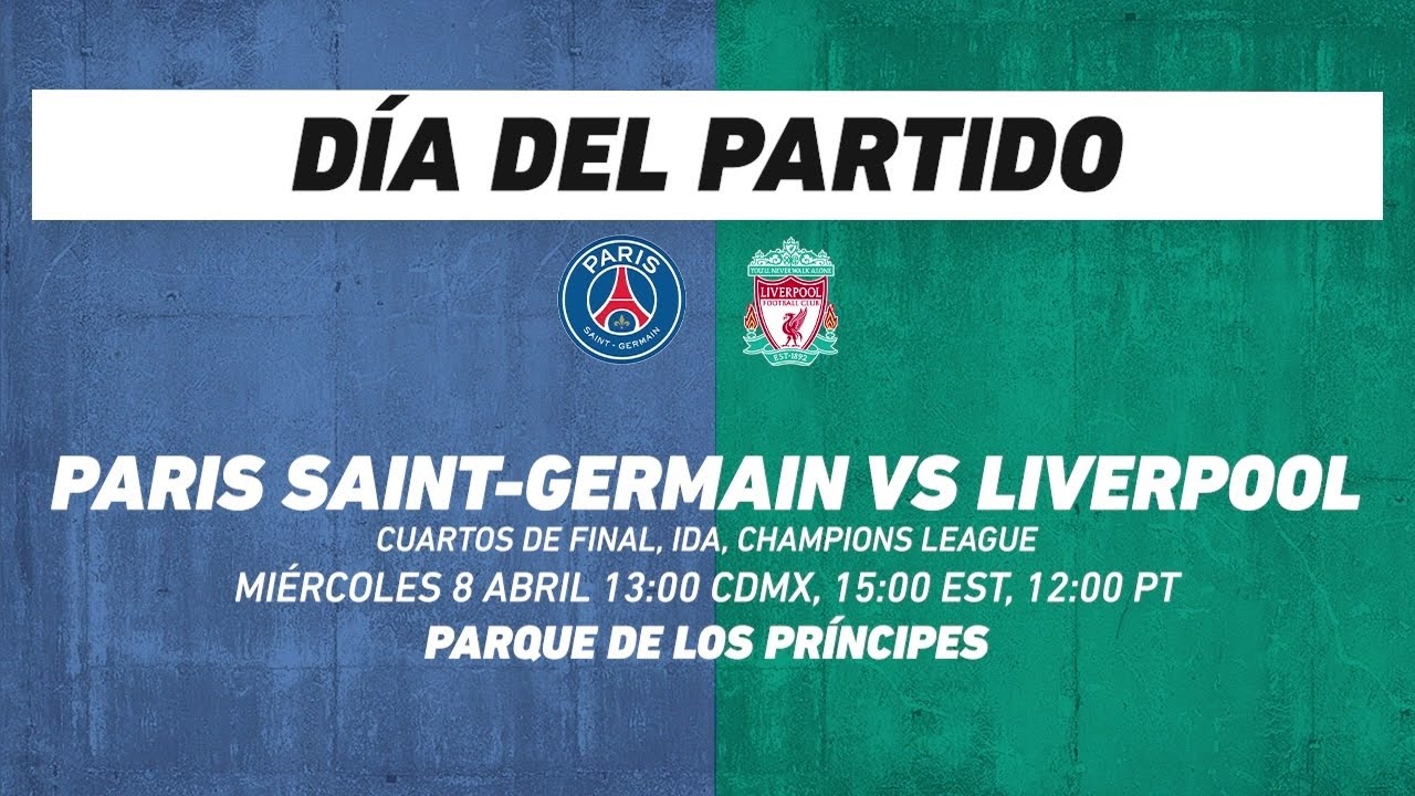 PSG vs Liverpool, frente a frente: Champions League