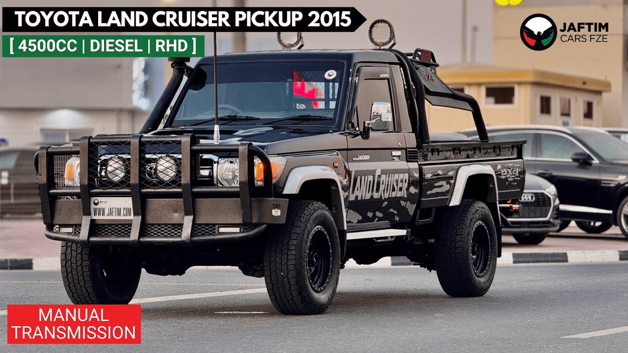 Toyota Land Cruiser Pick Up TUFF BULL BAR INSTALED | MANUAL TRANSMISSION | SINGLE CAB | 2015 | RHD | 4.5L DIESEL ENGINE | video