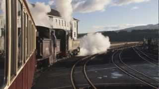 preview picture of video 'A sunny winter trip on the Ffestiniog Railway'