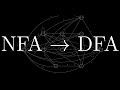 Conversion Of NFA To DFA Powerset Subset Construction Example