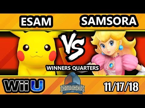 DHATL18 Smash 4 - PG | ESAM (Pikachu) Vs. Samsora (Peach) - Wii U Winners Quarters