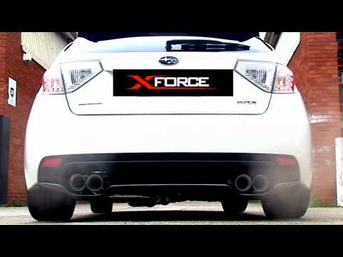 XFORCE Subaru WRX STi Hatch Back MY11+ Performance Exhaust