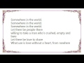 Gene - Somewhere in the World Lyrics