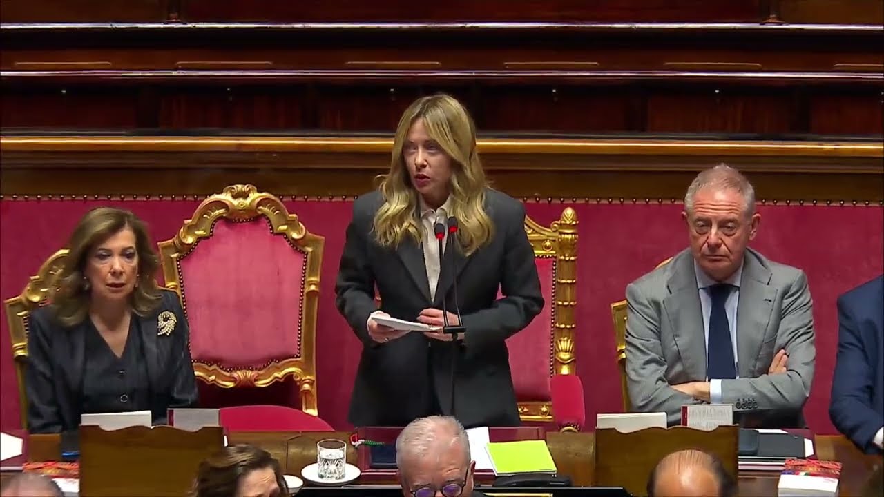 GIORGIA MELONI IN SENATO: INFORMATIVA SULL’AZIONE DI GOVERNO