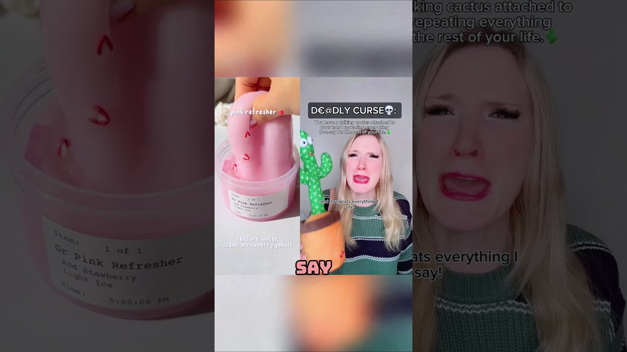 PART2  You have a d€@dly curse where a talking cactus repeats everything you say.. #funny #shorts