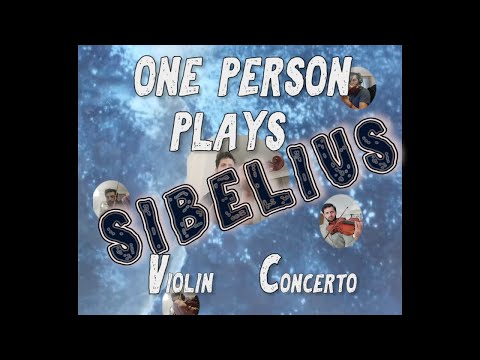 Sibelius violin concerto (played by one person)