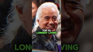 TOP 10 LONGEST LIVING ROCKSTARS NOW! #shorts #musichistory #music #musician #musicfacts
