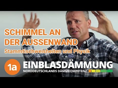 Schimmel an der Außenwand - 1aEinblasdämmung.de