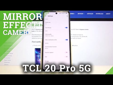 How to Enable Camera Mirror Effect on TCL 20 Pro 5G – Disable Camera Mirror Effect