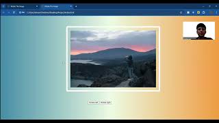 Rotate Image Mini Project - HTML, CSS, Javascript