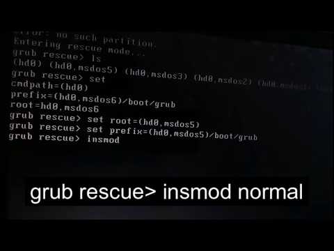 grub rescue | fix grub rescue | help grub rescue | fastest solution