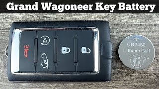 How To Replace 2022 - 2024 JEEP WAGONEER Remote Key Fob Battery - DIY Change Replacement Batteries