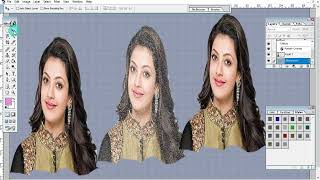 Download the video "Understand to apply middle image style out of three images with changing background."