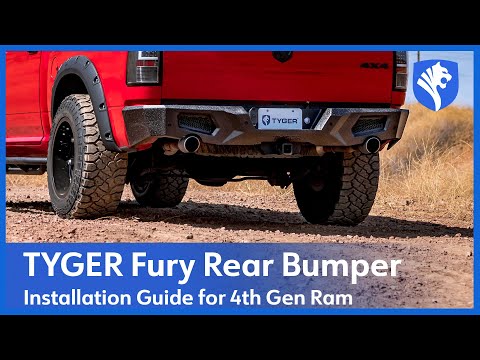 Tyger Fury Rear Bumper for 4th Gen Ram 1500 | Install Guide | TYGER AUTO