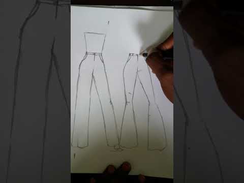 2nd YouTube video about how to draw jeans
