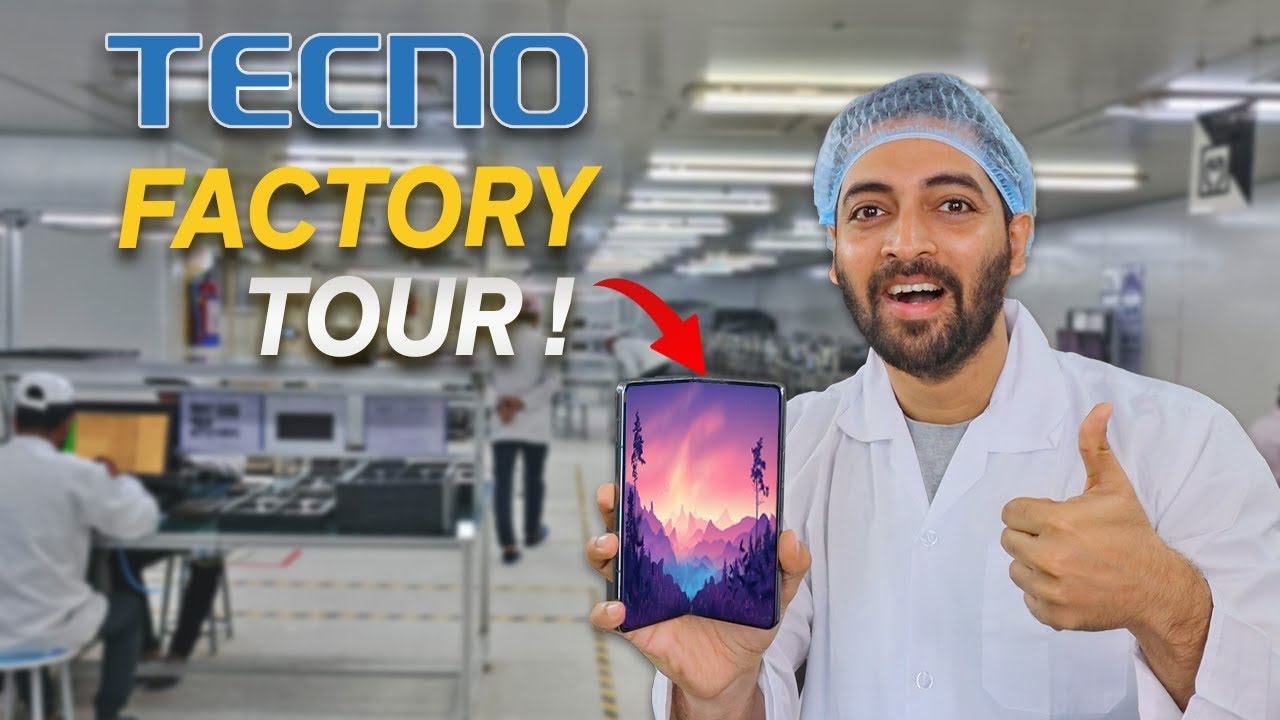 How Foldable Smartphones Are Made - Tecno Factory Tour | Step By Step !