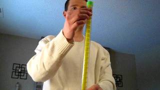 How to use a musical  groan tube