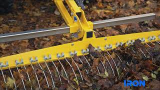 RECEIVER MOUNT RAKE (ATV / UTV attachment)
