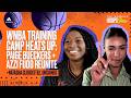 WNBA TRAINING CAMP HEATS UP: PAIGE BUECKERS + AZZI FUDD REUNITE + NATA ..